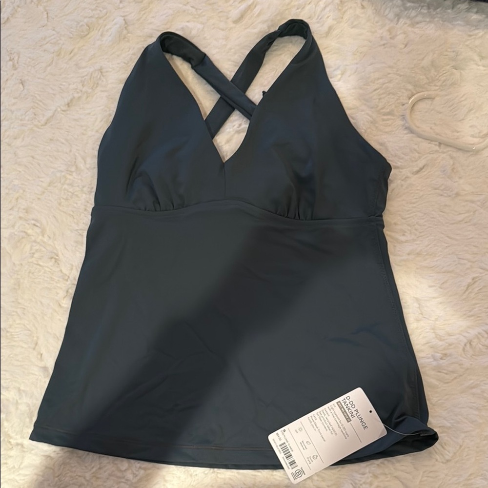 Athleta Women's Swim Top in Dark Green
